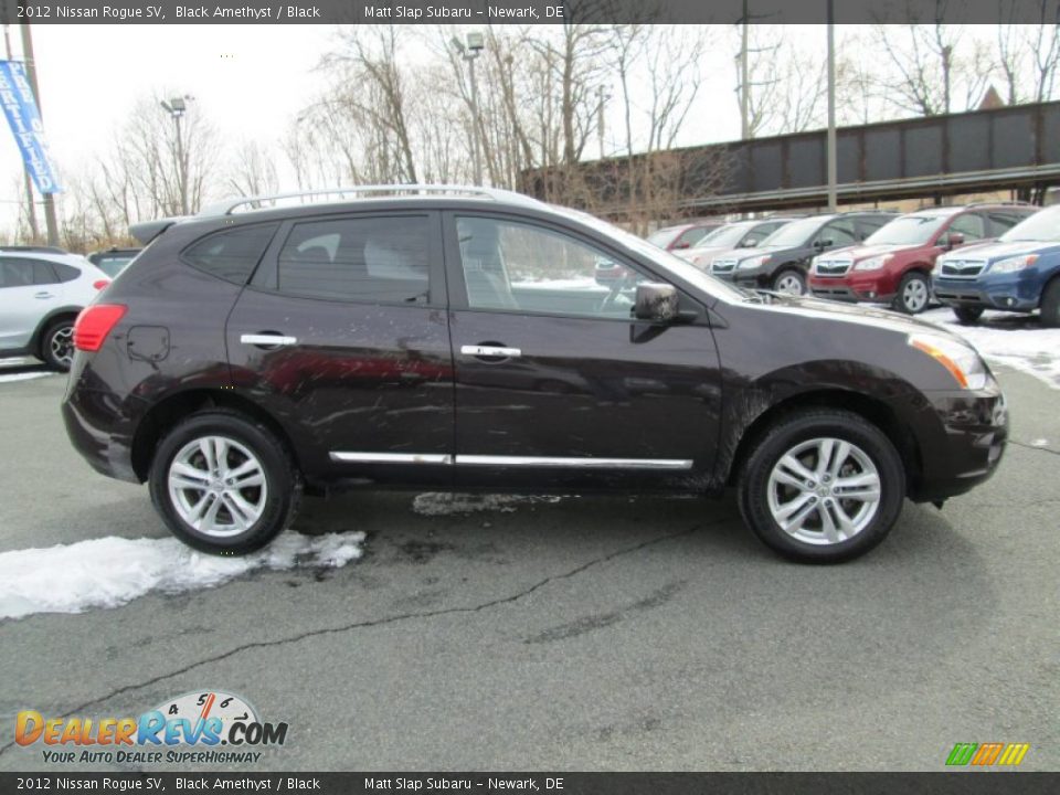 2012 Nissan Rogue SV Black Amethyst / Black Photo #5