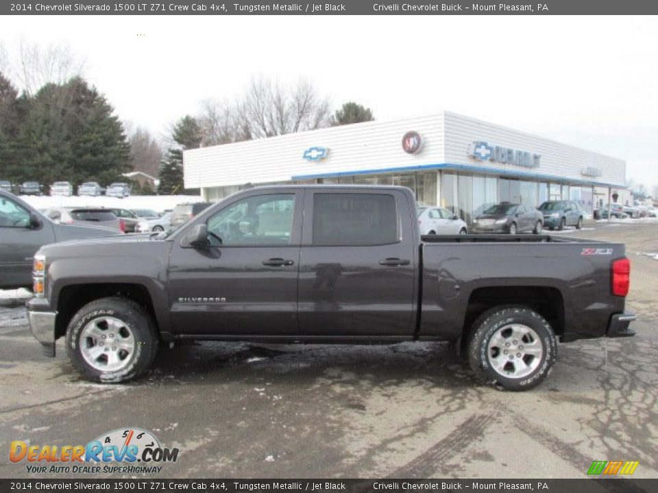 2014 Chevrolet Silverado 1500 LT Z71 Crew Cab 4x4 Tungsten Metallic / Jet Black Photo #2