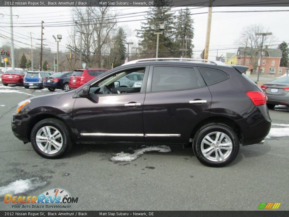2012 Nissan Rogue SV Black Amethyst / Black Photo #9