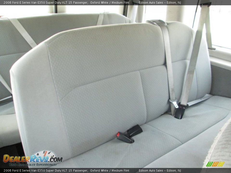 2008 Ford E Series Van E350 Super Duty XLT 15 Passenger Oxford White / Medium Flint Photo #19