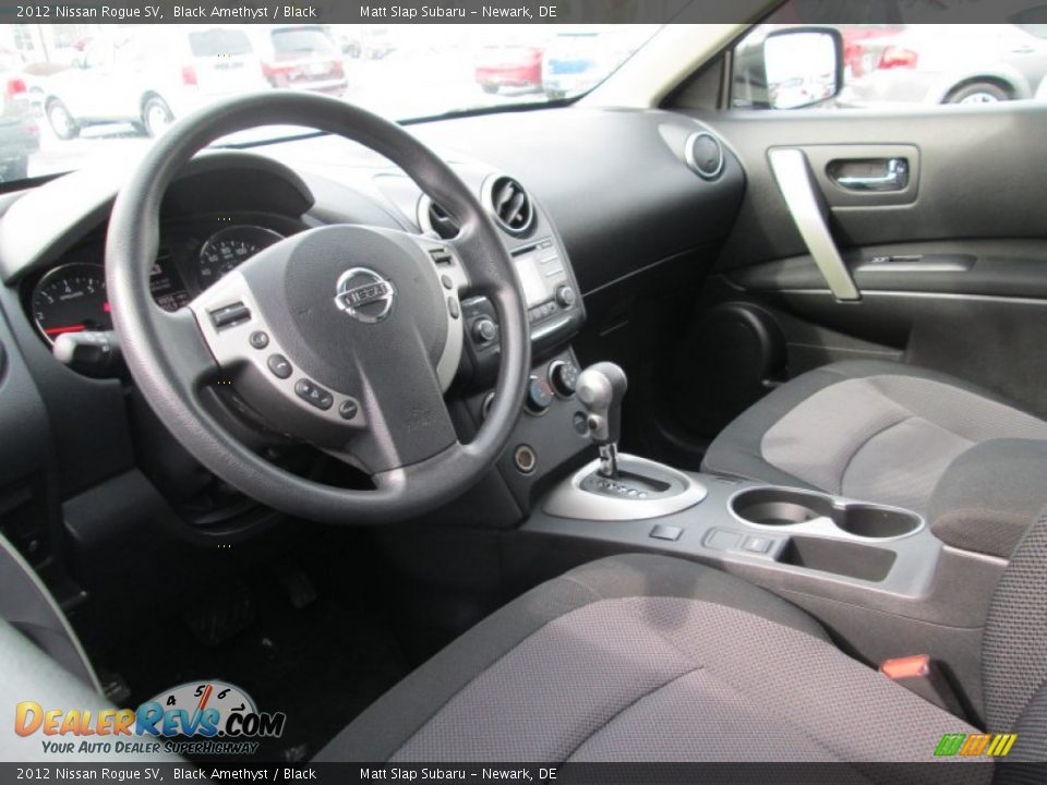 2012 Nissan Rogue SV Black Amethyst / Black Photo #10