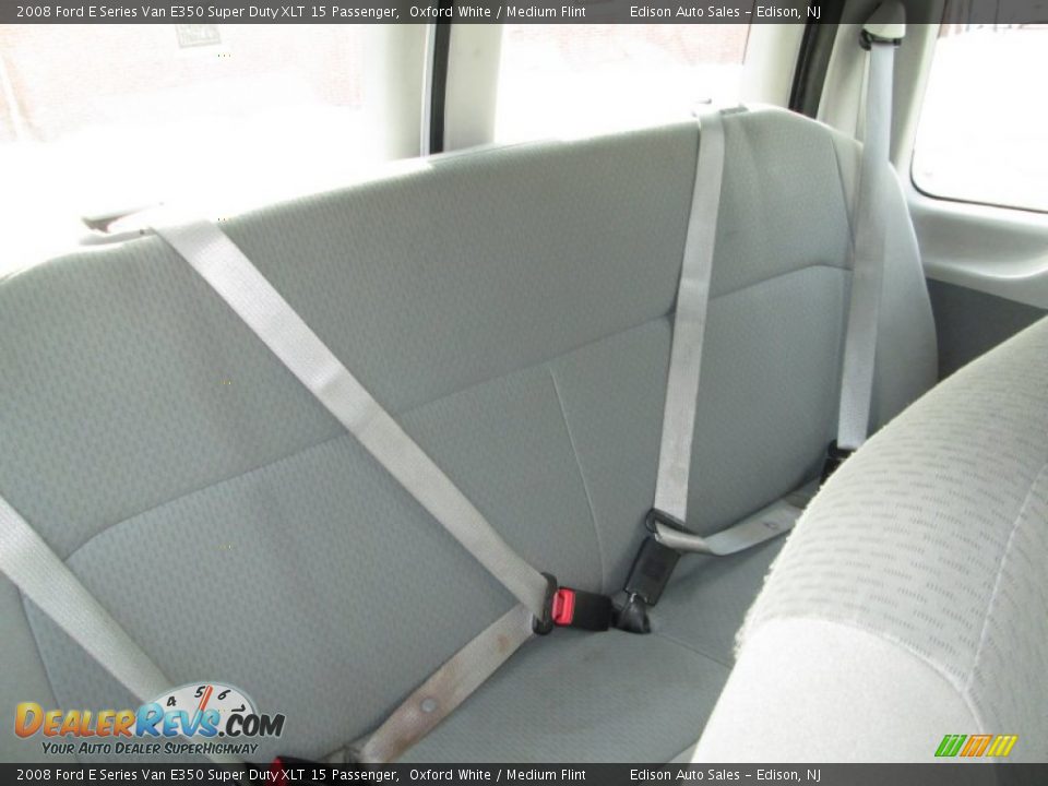 2008 Ford E Series Van E350 Super Duty XLT 15 Passenger Oxford White / Medium Flint Photo #20