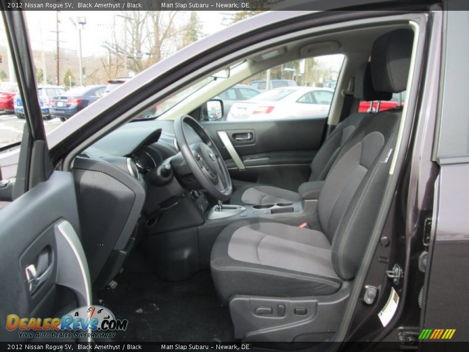 2012 Nissan Rogue SV Black Amethyst / Black Photo #11