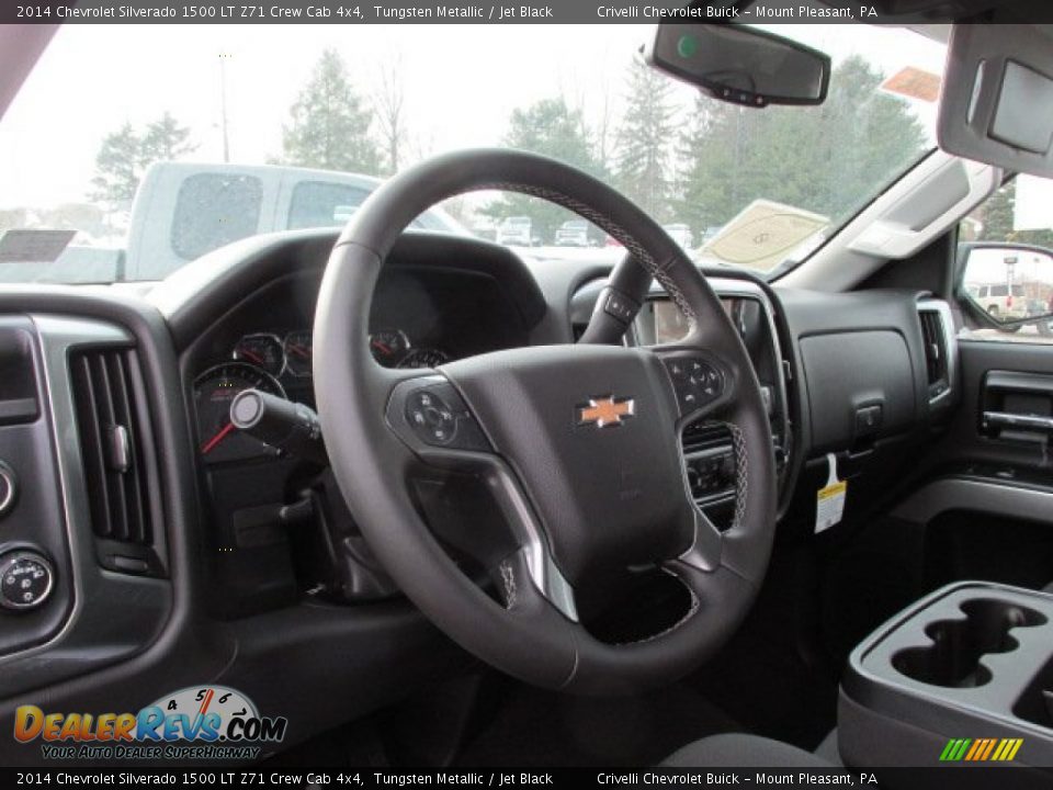 2014 Chevrolet Silverado 1500 LT Z71 Crew Cab 4x4 Tungsten Metallic / Jet Black Photo #7