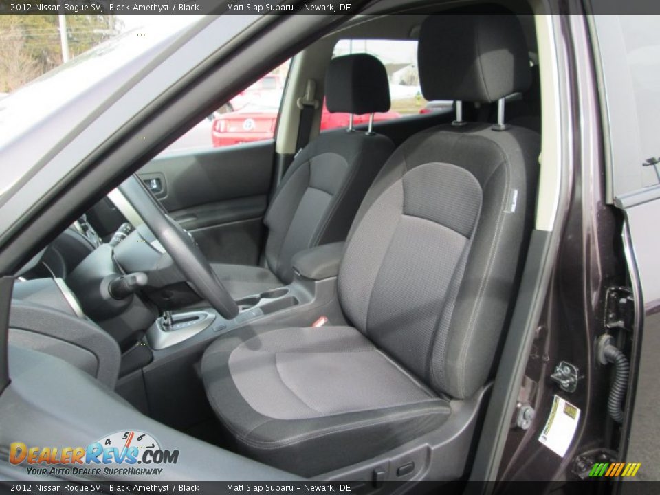 2012 Nissan Rogue SV Black Amethyst / Black Photo #14