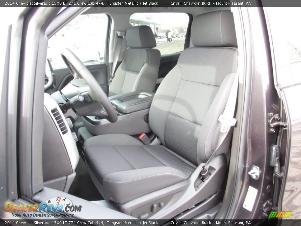 2014 Chevrolet Silverado 1500 LT Z71 Crew Cab 4x4 Tungsten Metallic / Jet Black Photo #9