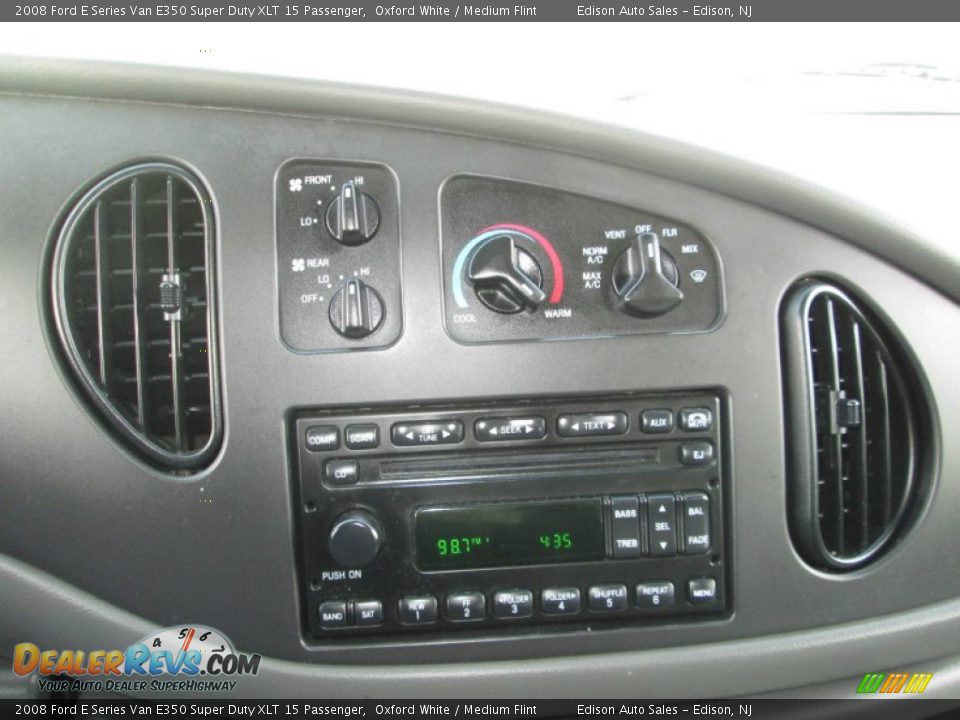 2008 Ford E Series Van E350 Super Duty XLT 15 Passenger Oxford White / Medium Flint Photo #23
