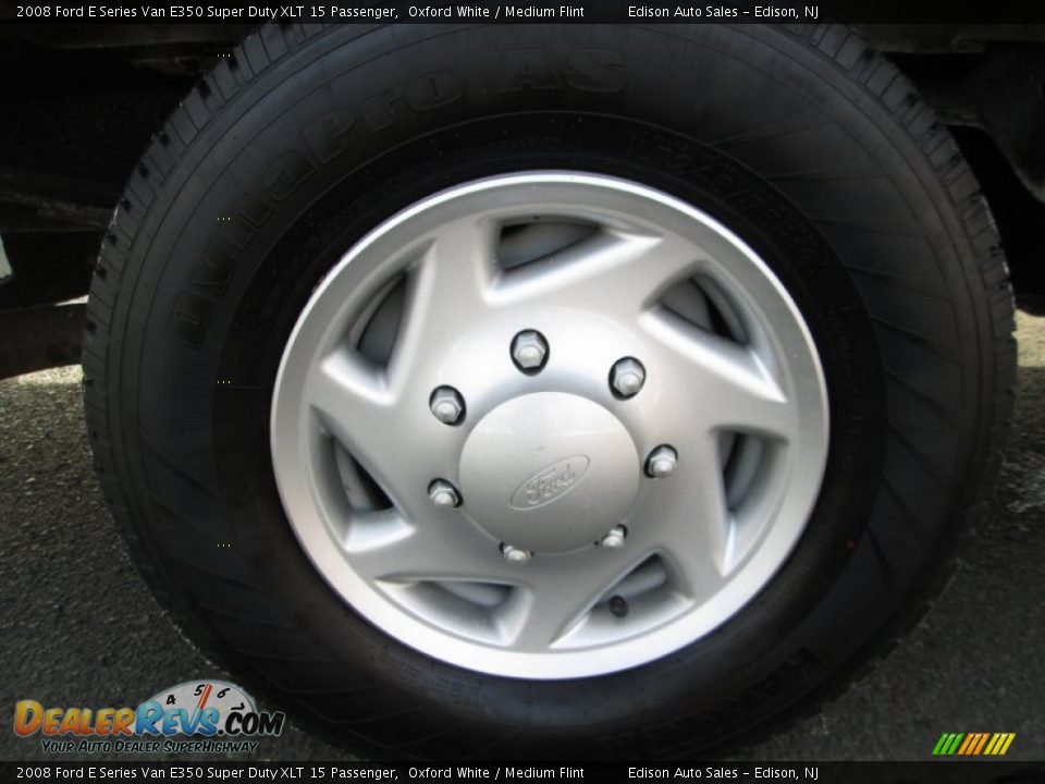 2008 Ford E Series Van E350 Super Duty XLT 15 Passenger Oxford White / Medium Flint Photo #26