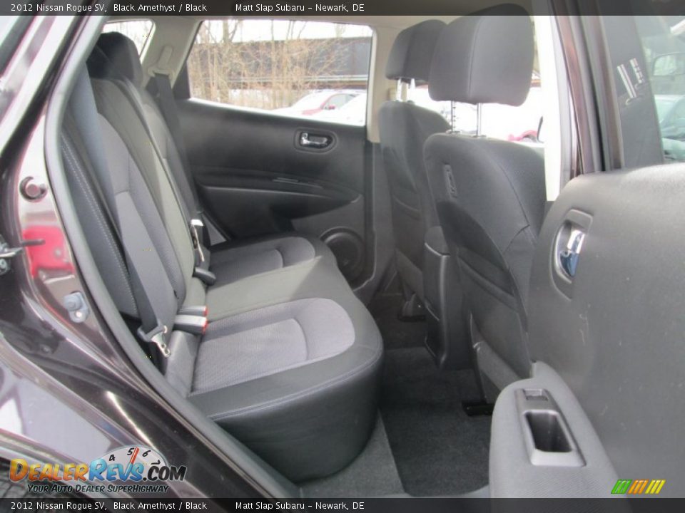2012 Nissan Rogue SV Black Amethyst / Black Photo #18