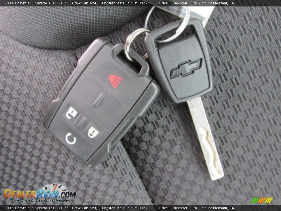 2014 Chevrolet Silverado 1500 LT Z71 Crew Cab 4x4 Tungsten Metallic / Jet Black Photo #14