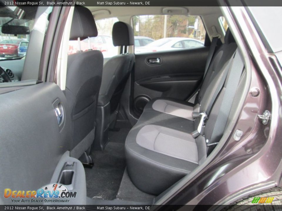2012 Nissan Rogue SV Black Amethyst / Black Photo #20