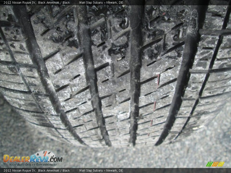 2012 Nissan Rogue SV Black Amethyst / Black Photo #22