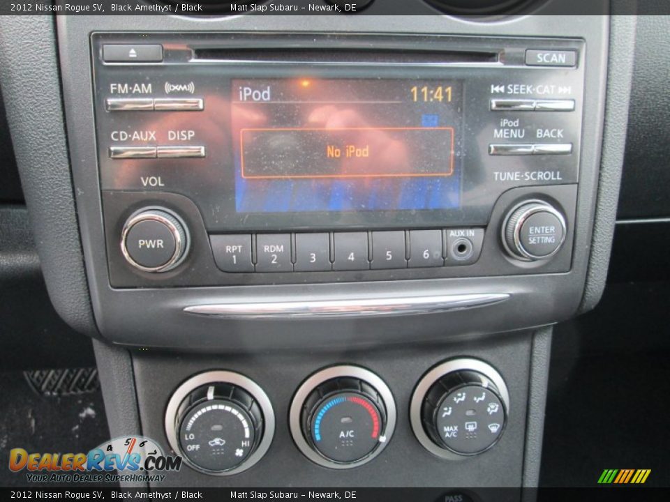 2012 Nissan Rogue SV Black Amethyst / Black Photo #24