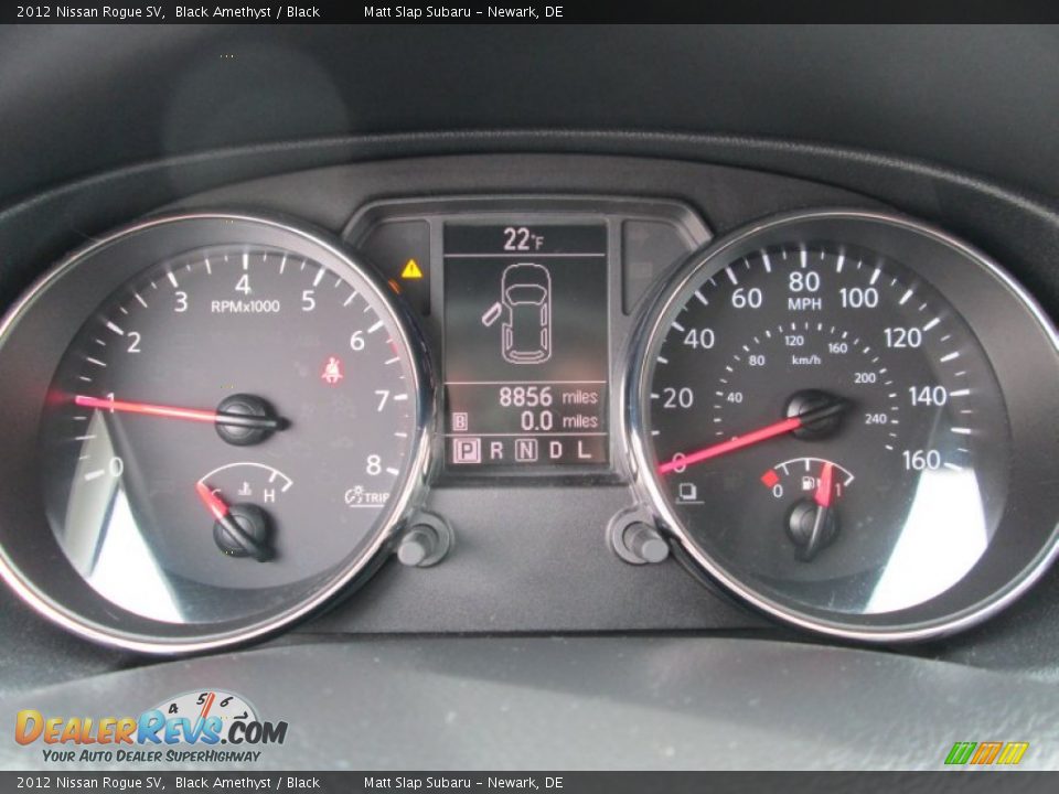 2012 Nissan Rogue SV Black Amethyst / Black Photo #25