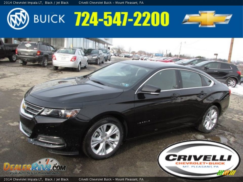 2014 Chevrolet Impala LT Black / Jet Black Photo #1