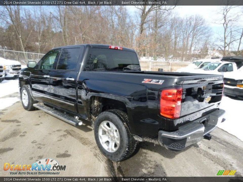 2014 Chevrolet Silverado 1500 LTZ Z71 Crew Cab 4x4 Black / Jet Black Photo #8