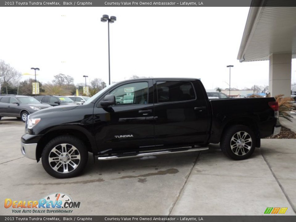 2013 Toyota Tundra CrewMax Black / Graphite Photo #5