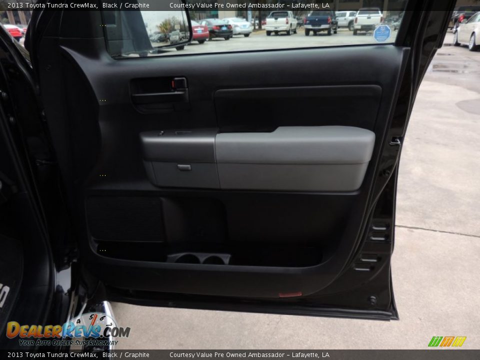 2013 Toyota Tundra CrewMax Black / Graphite Photo #7