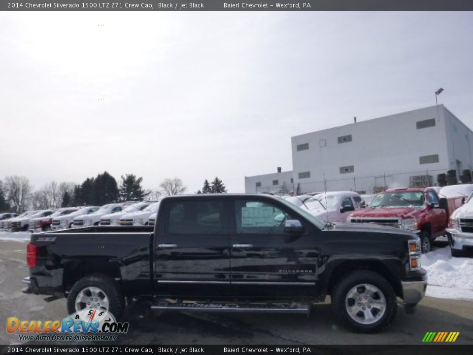 2014 Chevrolet Silverado 1500 LTZ Z71 Crew Cab Black / Jet Black Photo #5