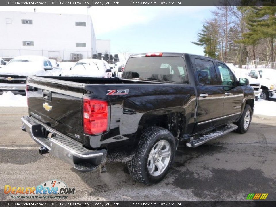 2014 Chevrolet Silverado 1500 LTZ Z71 Crew Cab Black / Jet Black Photo #6
