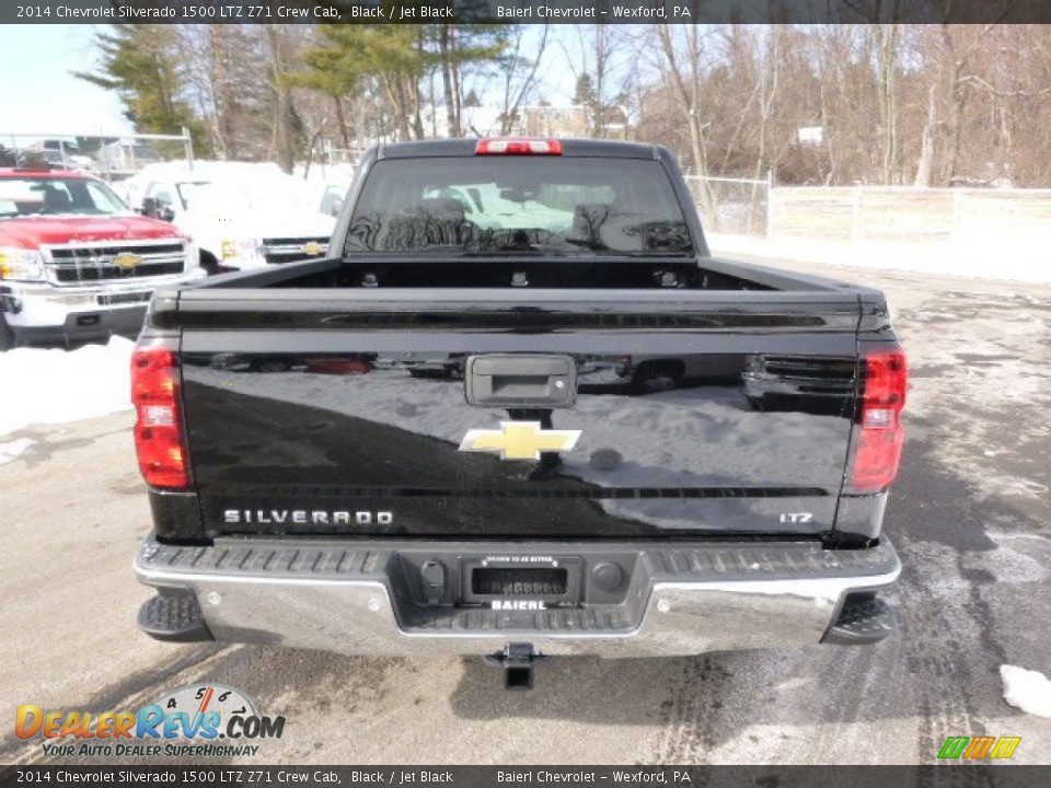 2014 Chevrolet Silverado 1500 LTZ Z71 Crew Cab Black / Jet Black Photo #7