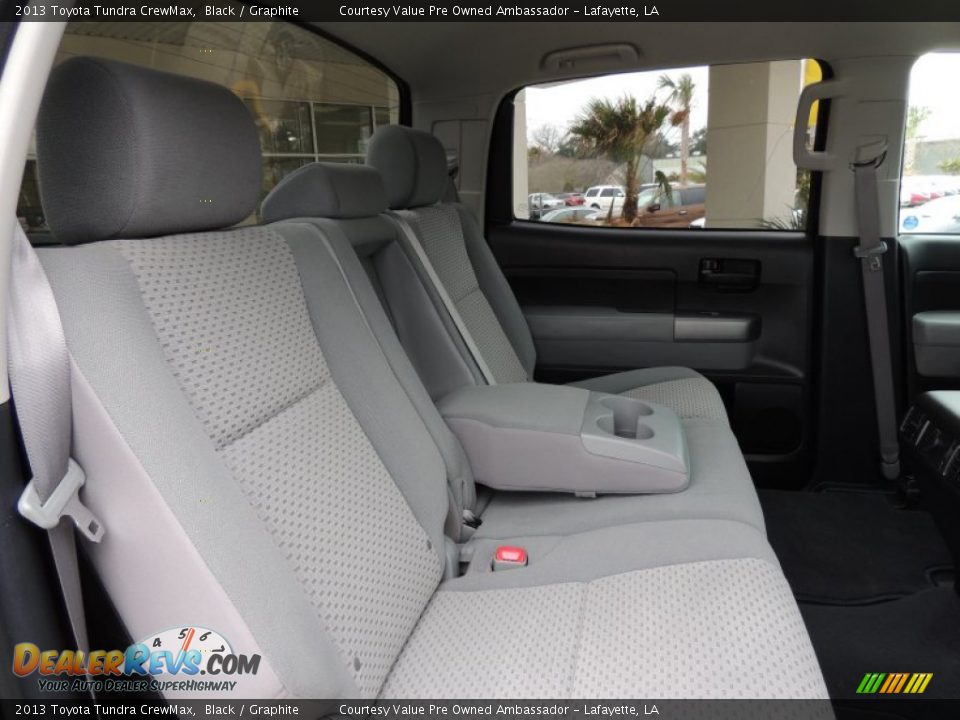 2013 Toyota Tundra CrewMax Black / Graphite Photo #8