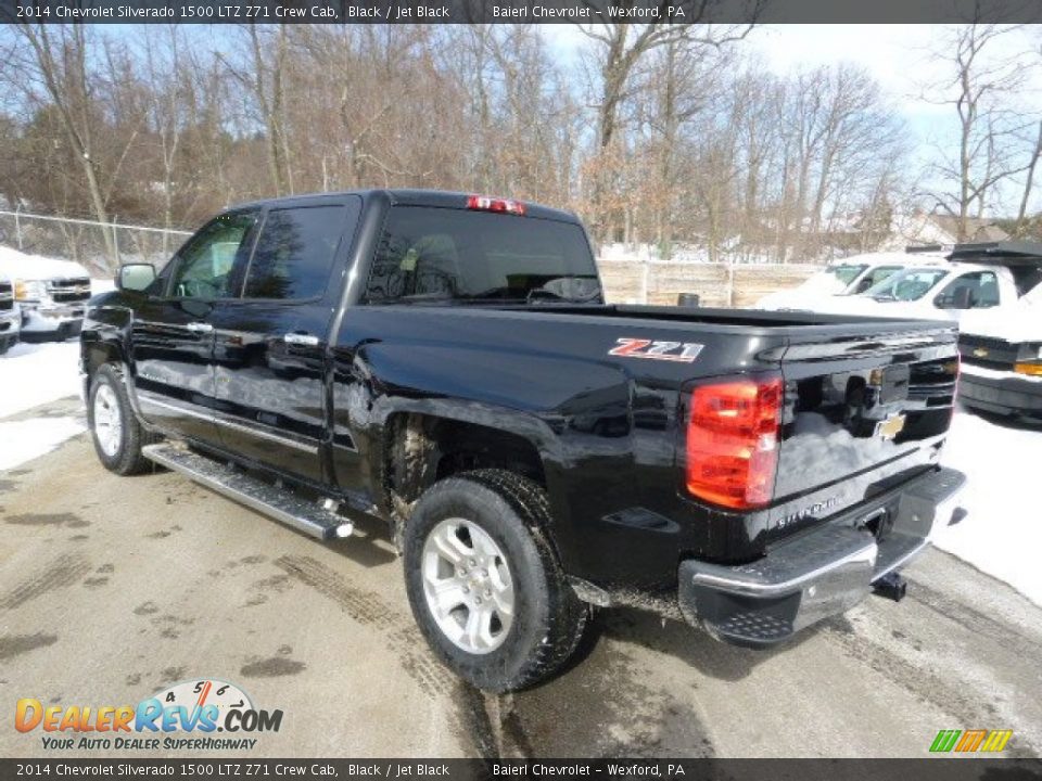 2014 Chevrolet Silverado 1500 LTZ Z71 Crew Cab Black / Jet Black Photo #8