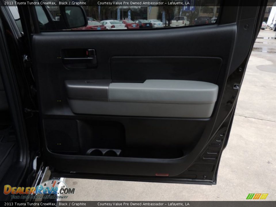 2013 Toyota Tundra CrewMax Black / Graphite Photo #9