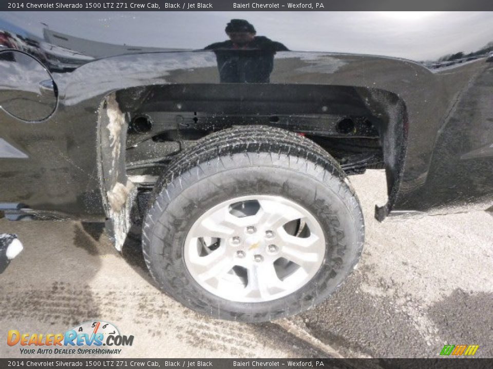 2014 Chevrolet Silverado 1500 LTZ Z71 Crew Cab Black / Jet Black Photo #9