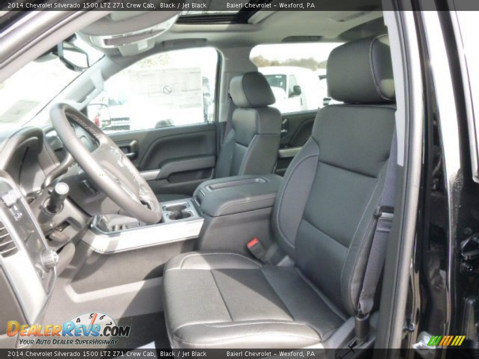 2014 Chevrolet Silverado 1500 LTZ Z71 Crew Cab Black / Jet Black Photo #10