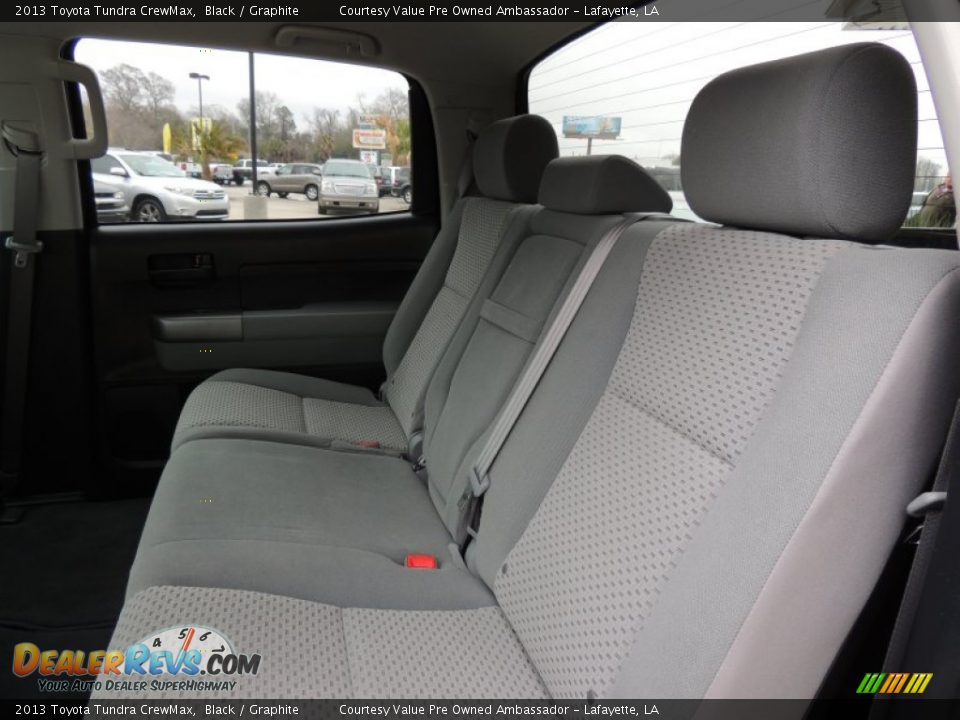 2013 Toyota Tundra CrewMax Black / Graphite Photo #10