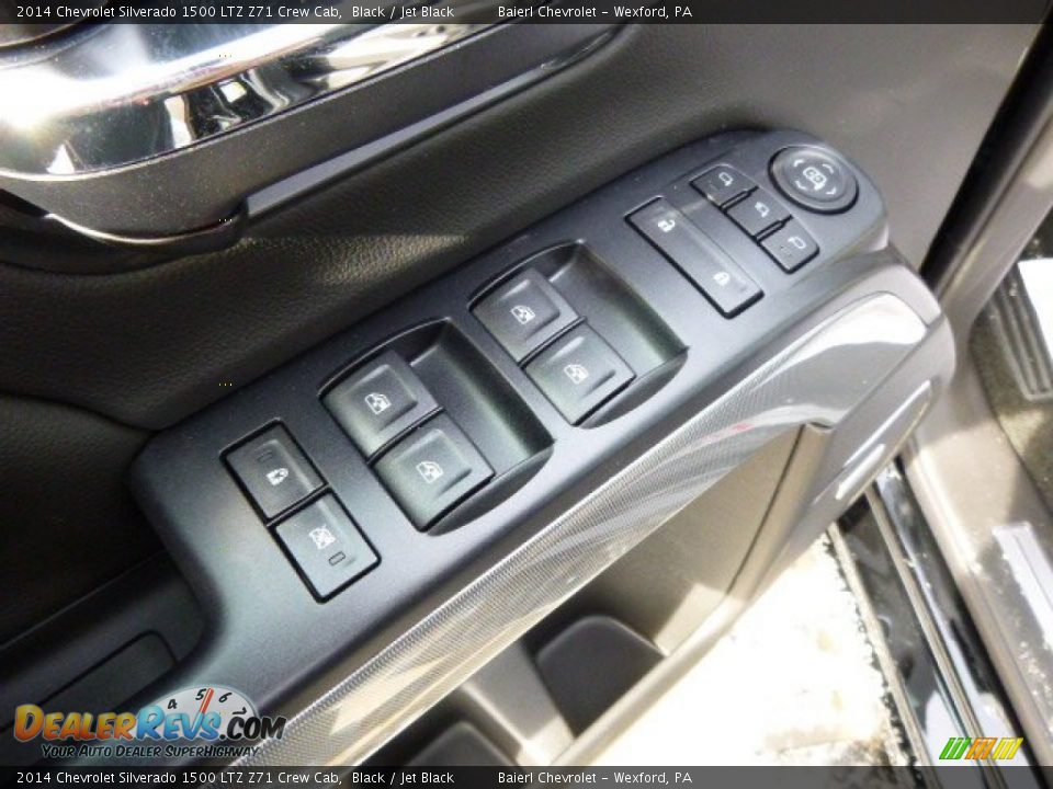 2014 Chevrolet Silverado 1500 LTZ Z71 Crew Cab Black / Jet Black Photo #13