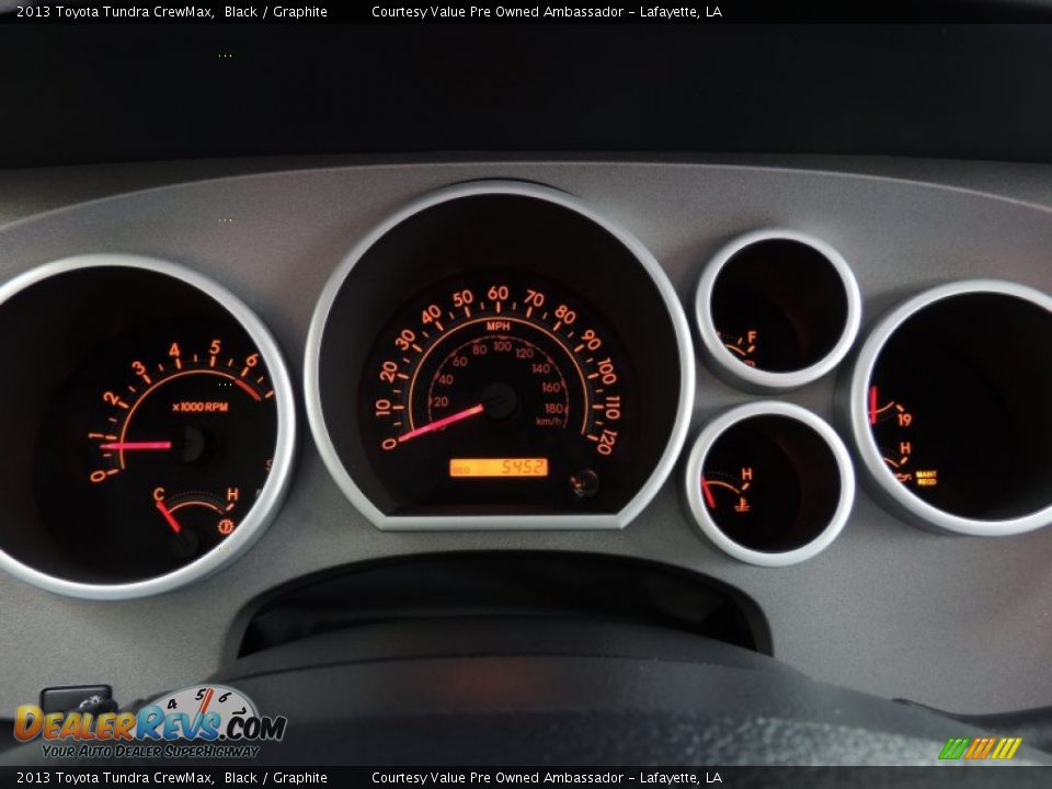 2013 Toyota Tundra CrewMax Black / Graphite Photo #15