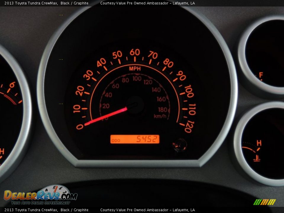 2013 Toyota Tundra CrewMax Black / Graphite Photo #16