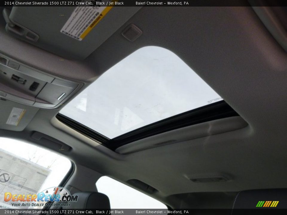 2014 Chevrolet Silverado 1500 LTZ Z71 Crew Cab Black / Jet Black Photo #14