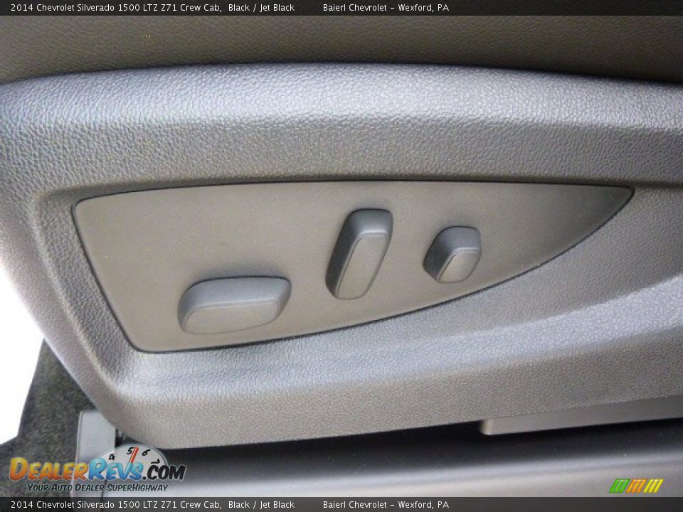 2014 Chevrolet Silverado 1500 LTZ Z71 Crew Cab Black / Jet Black Photo #19
