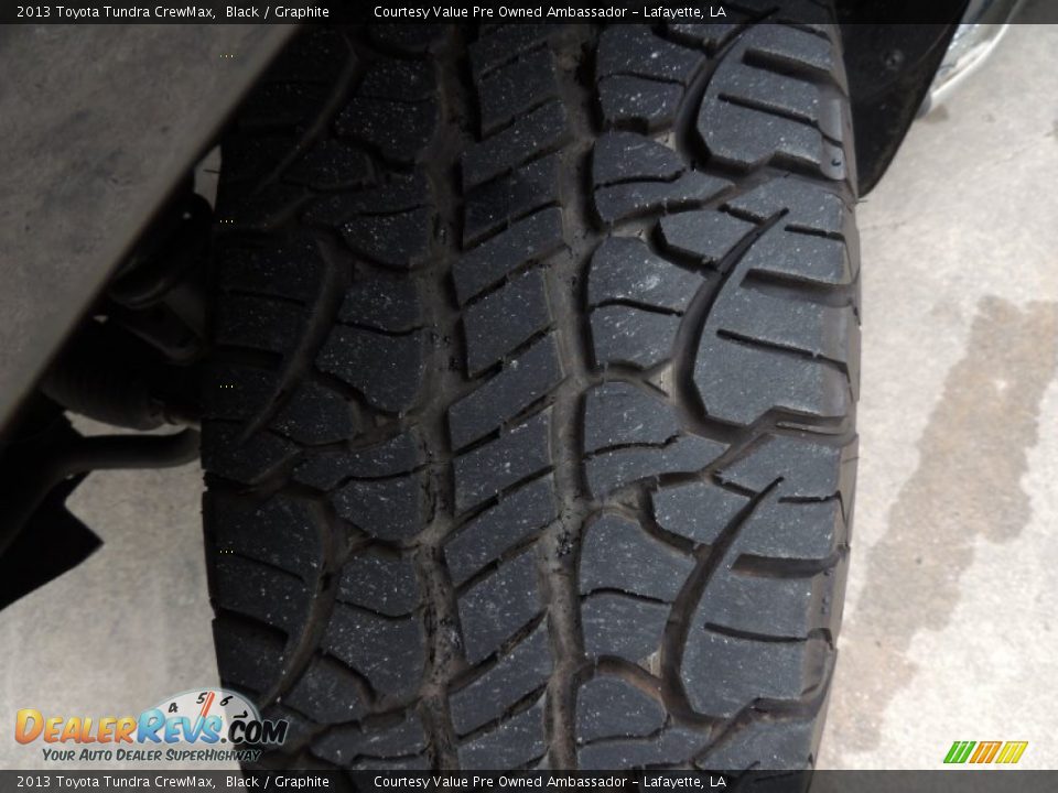 2013 Toyota Tundra CrewMax Black / Graphite Photo #25