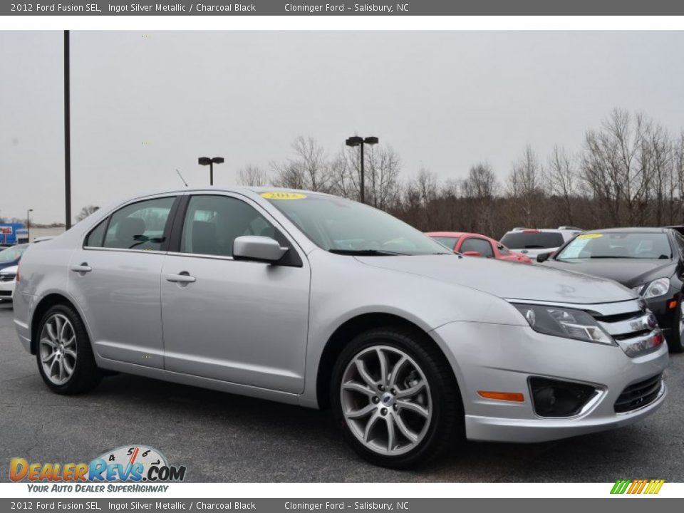 2012 Ford Fusion SEL Ingot Silver Metallic / Charcoal Black Photo #1