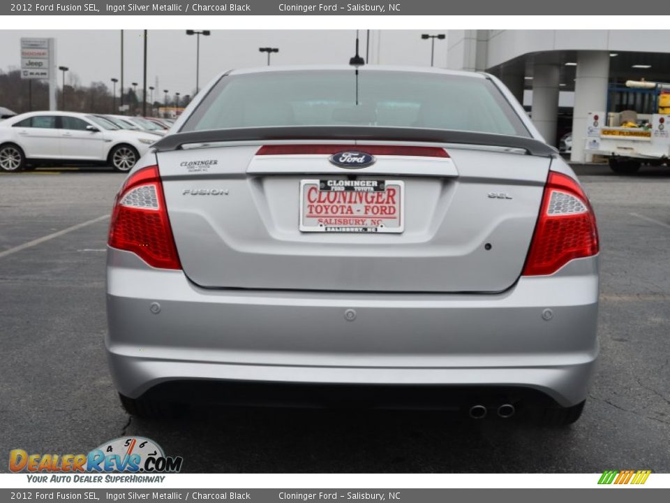 2012 Ford Fusion SEL Ingot Silver Metallic / Charcoal Black Photo #5