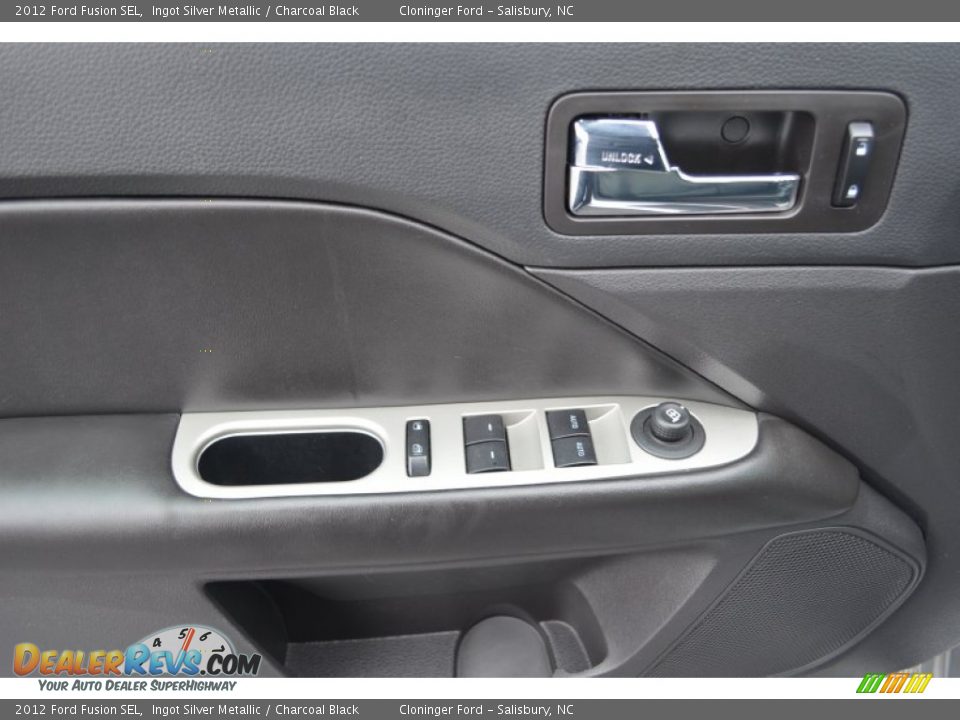 2012 Ford Fusion SEL Ingot Silver Metallic / Charcoal Black Photo #8