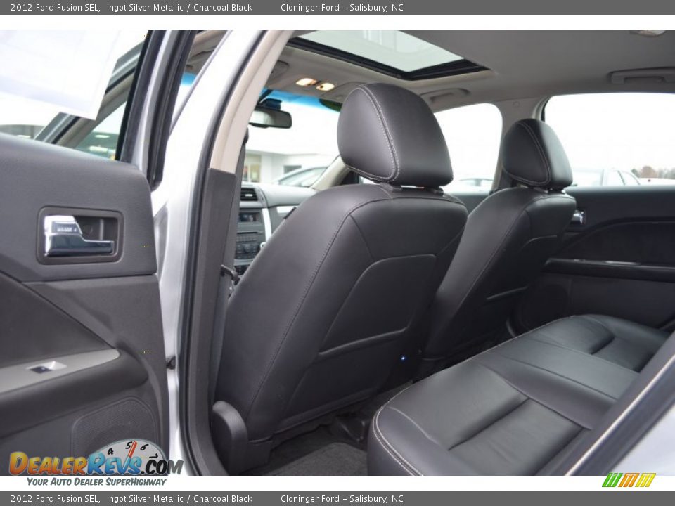 2012 Ford Fusion SEL Ingot Silver Metallic / Charcoal Black Photo #11