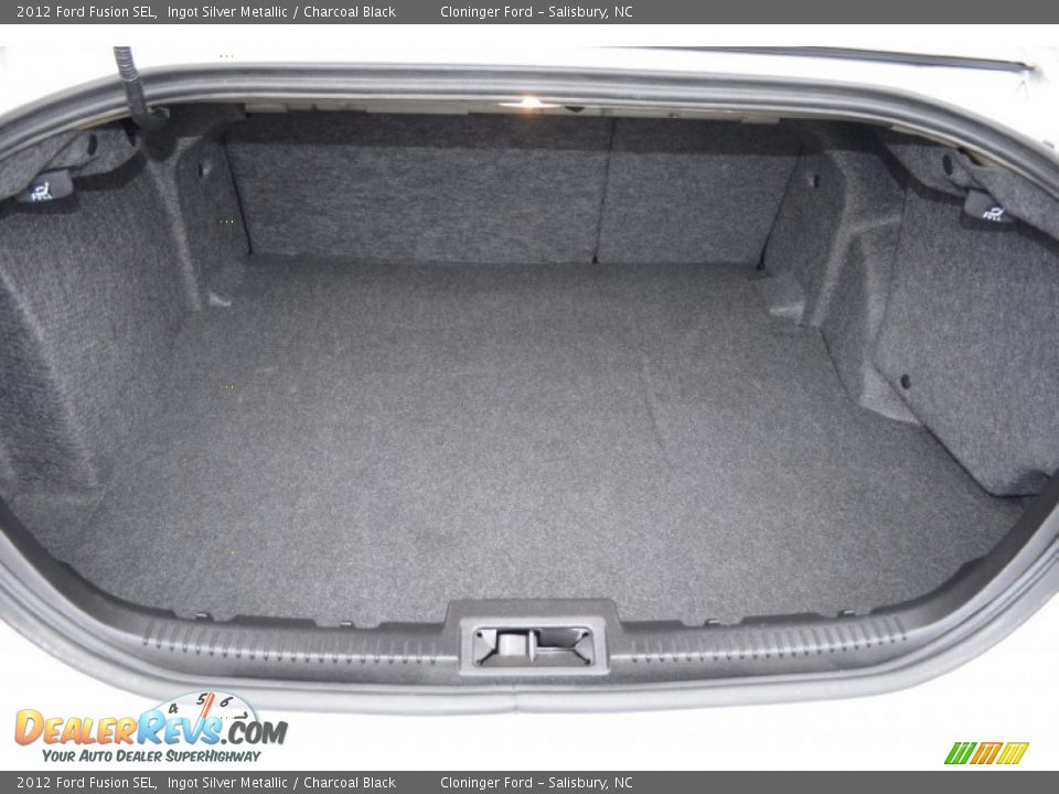 2012 Ford Fusion SEL Ingot Silver Metallic / Charcoal Black Photo #16