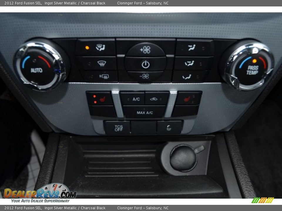 2012 Ford Fusion SEL Ingot Silver Metallic / Charcoal Black Photo #21