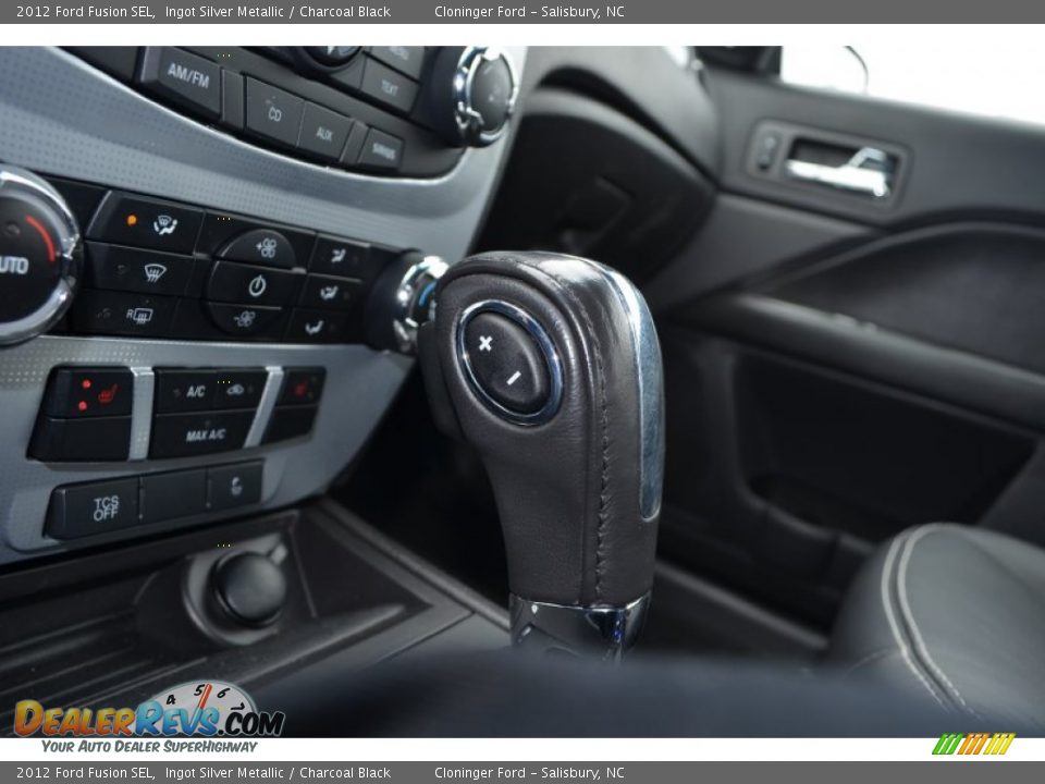 2012 Ford Fusion SEL Ingot Silver Metallic / Charcoal Black Photo #23