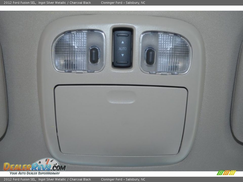 2012 Ford Fusion SEL Ingot Silver Metallic / Charcoal Black Photo #26