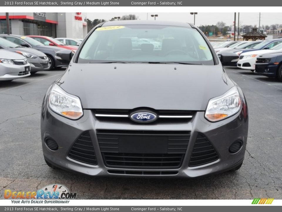 2013 Ford Focus SE Hatchback Sterling Gray / Medium Light Stone Photo #7