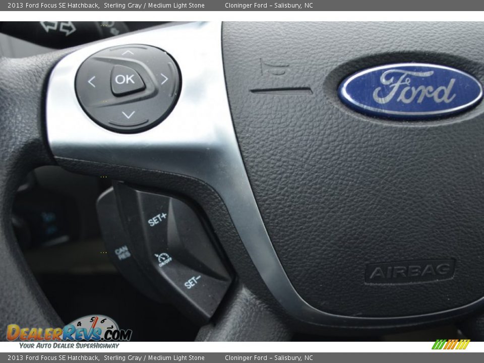 2013 Ford Focus SE Hatchback Sterling Gray / Medium Light Stone Photo #22