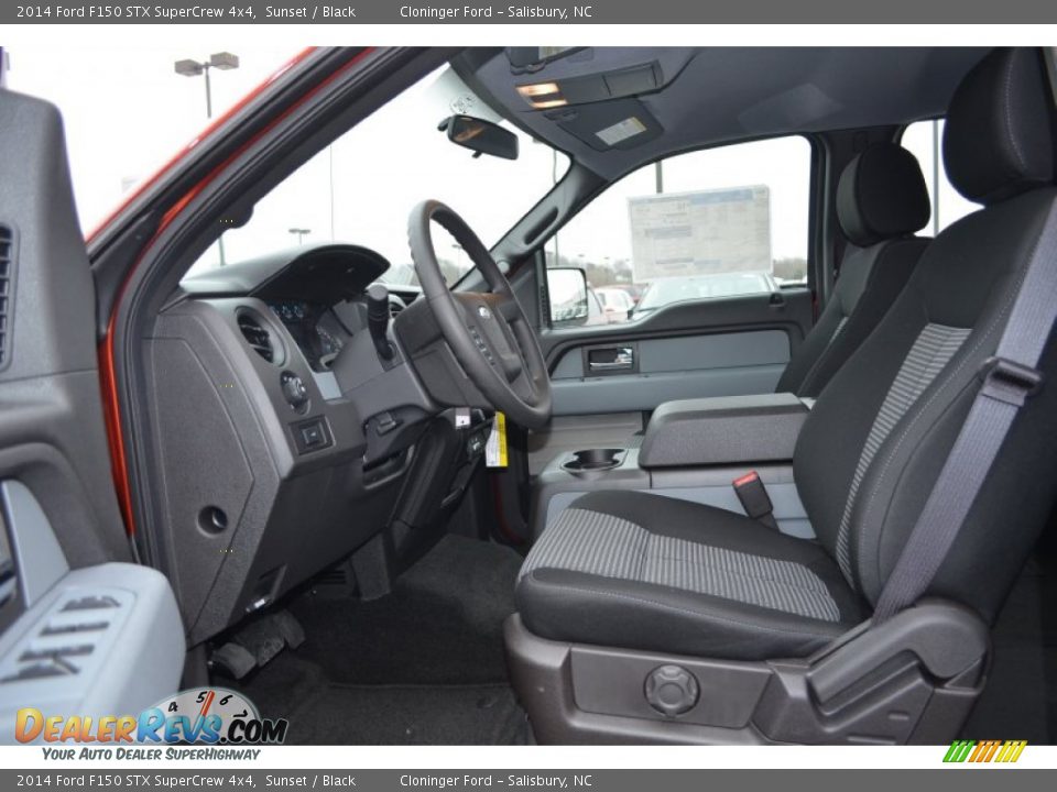 Front Seat of 2014 Ford F150 STX SuperCrew 4x4 Photo #6