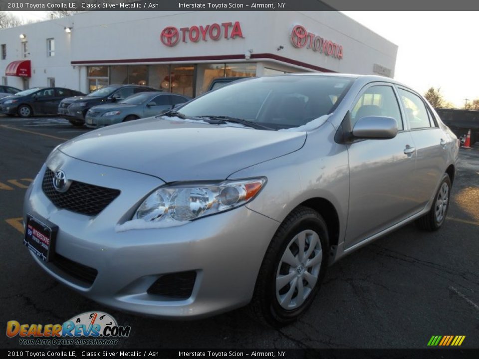 2010 Toyota Corolla LE Classic Silver Metallic / Ash Photo #1