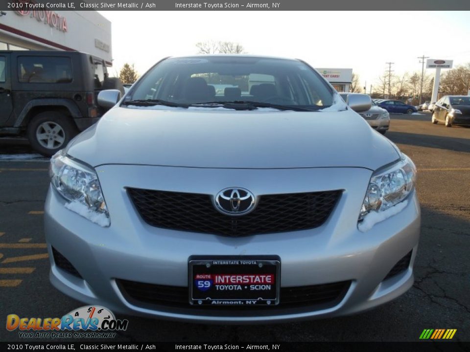 2010 Toyota Corolla LE Classic Silver Metallic / Ash Photo #2